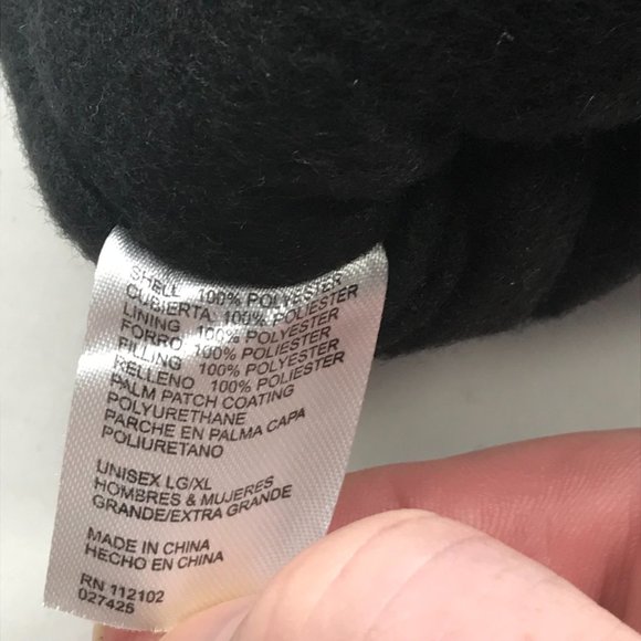 Winter Essentials Unisex L/XL Gray Insulated Gloves New - Picture 6 of 9